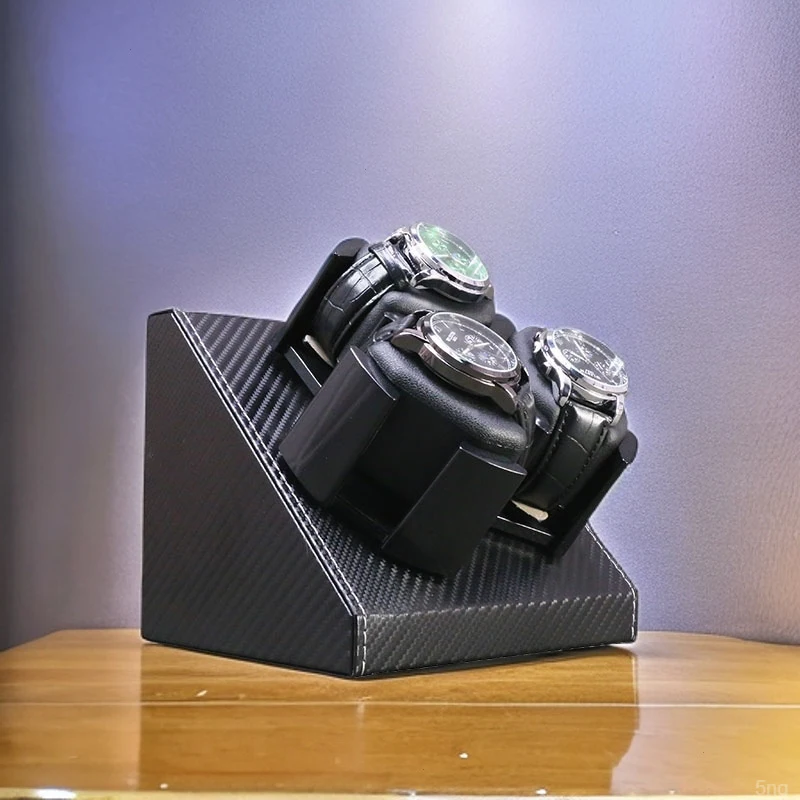 New Automatic Watch Winder 3 Slots 2 Modes USB Cable Power Watch Winders Men Women PU Leather Soft Watch Pillow Watch Winder
