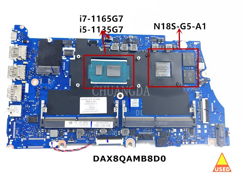 

Используется для материнской платы ноутбука HP ProBook 440 G8 с процессором Intel CoRe i5-1135G7 i7-1165G7 DAX8QAMB8D0 M21702-601 M21708-601 100%