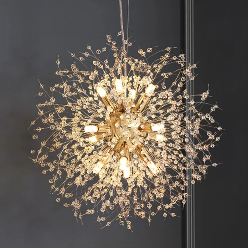 Modern Dandelion LED Chandelier Lighting Pendant Lamp For Living Room Dining Room Bedroom Home Decoration Indoor Light Fixture