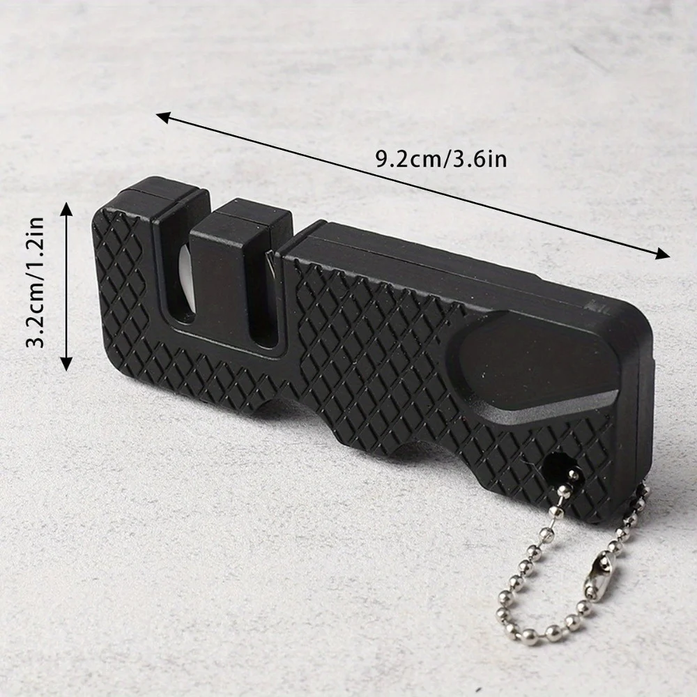 1PC Mini Home Portable Sharpener Outdoor Portable Ceramic Sharpener