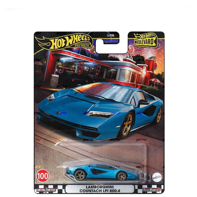 Hot Wheels 2024 Boulevard 20 Series Car Models Alloy Nissan Gtr32 Fiat 500d 3000gt Car Model Room Ornament Collection Boy Gift