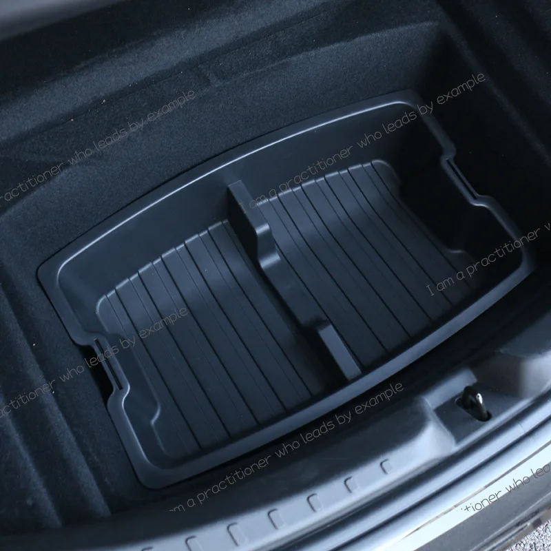 

Suitable for Tesla Model 3 New Edition Trunk Storage Box Tail Double Layer Storage Front Accessories