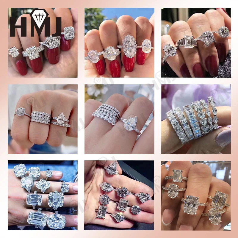 DIY Custom Jewelry Making18K/14K/10K/9K and S925 Silver Fine Jewelry with different gemstomes moissanite IGI lab diamond Jewelry view 2