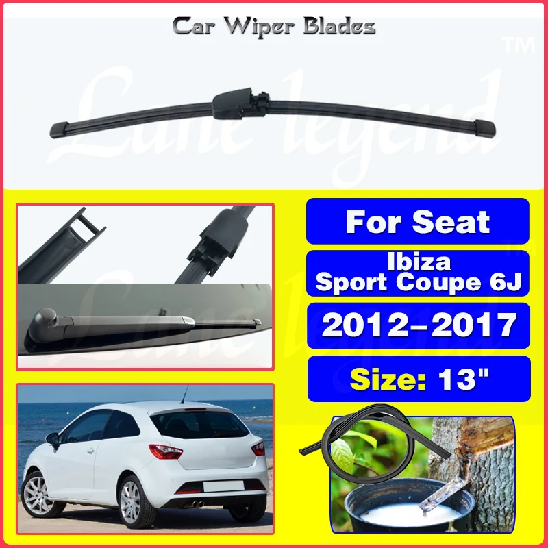 

13" Rear Wiper Blade For Seat Ibiza Sport Coupe 6J 2012 2013 2014 2015 2016 2017 Windshield Windscreen Tailgate Window Brush