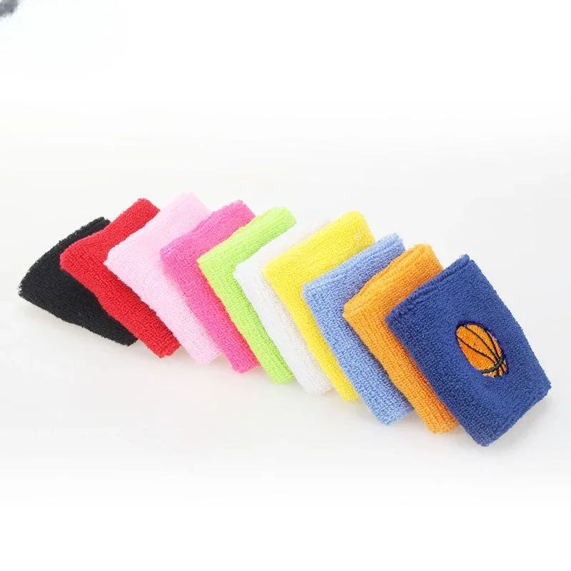 Kids Sports Wristbands Children Wrist Sweatbands Sweatbands Accessories for Basketball Baseball Football Soccer Fitness