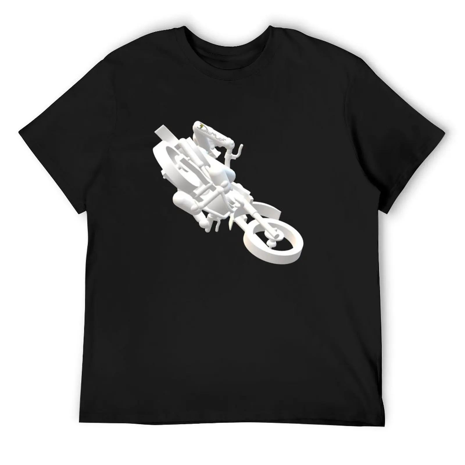 

motor cross rider stick man T-Shirt graphics blue archive T-shirts oversize shirts men