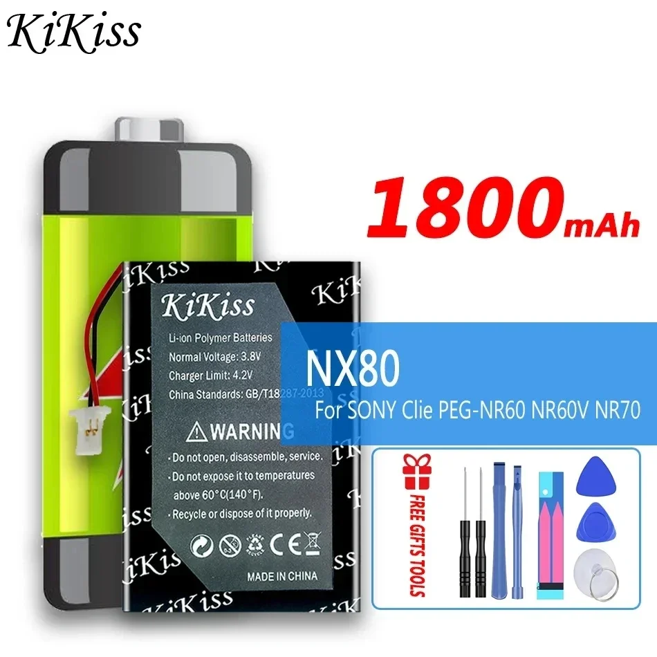 

Battery NX80 LISI241 1800mAh For Sony Clie Peg-NR60 NR60V NR70 NR70V NR70VL NX60 NX70 NX73V NX80 NX80V SJ33 TG50 TH55