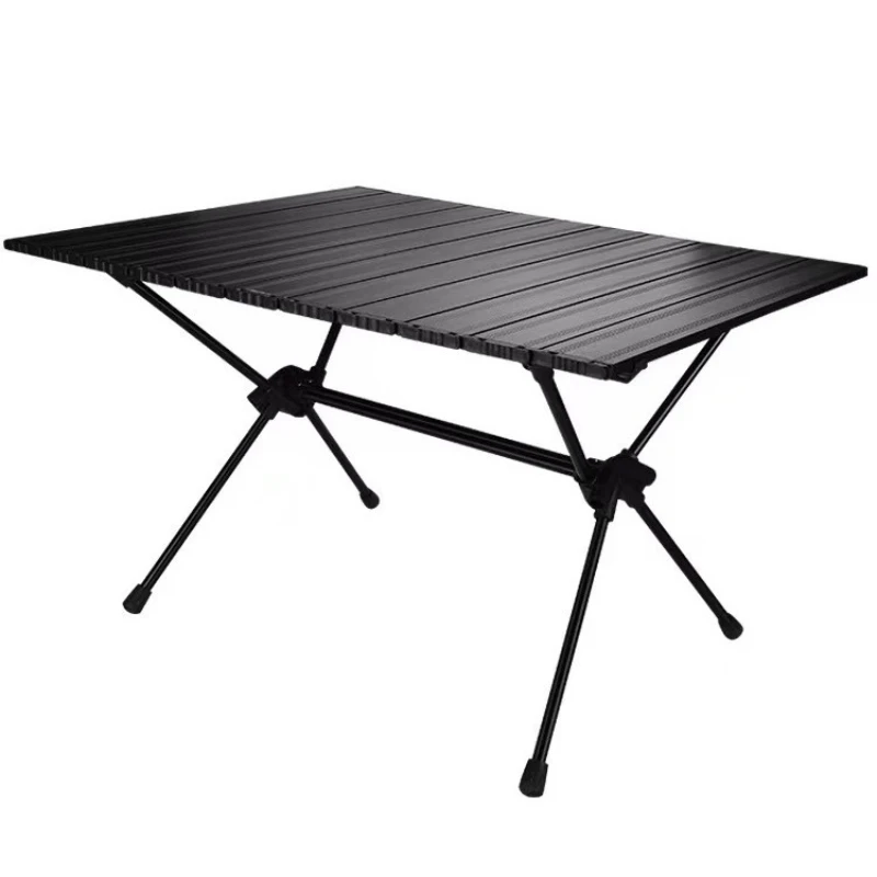 

Outdoor folding table aluminum alloy egg roll table portable adjustable table field blackening camping equipment barbecue