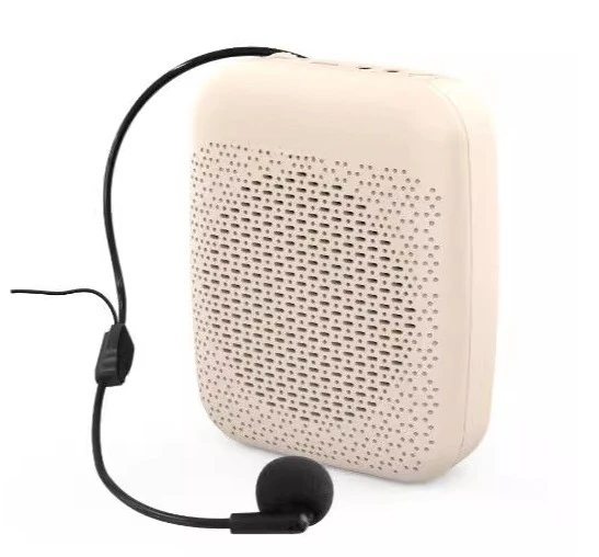 ميكروفون سلكي مكبر صوت محمول دليل مدرب مكبر صوت مثبت على الخصر مكبر صوت على شكل نحلة صغيرة أونصر التي تم شحنها حديثا #4