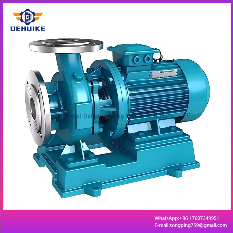 Dehuike Motor Water Pump High Pressure End Suction Stainless Steel Electric Pump for Extract Seawater/Thermal Water Supply