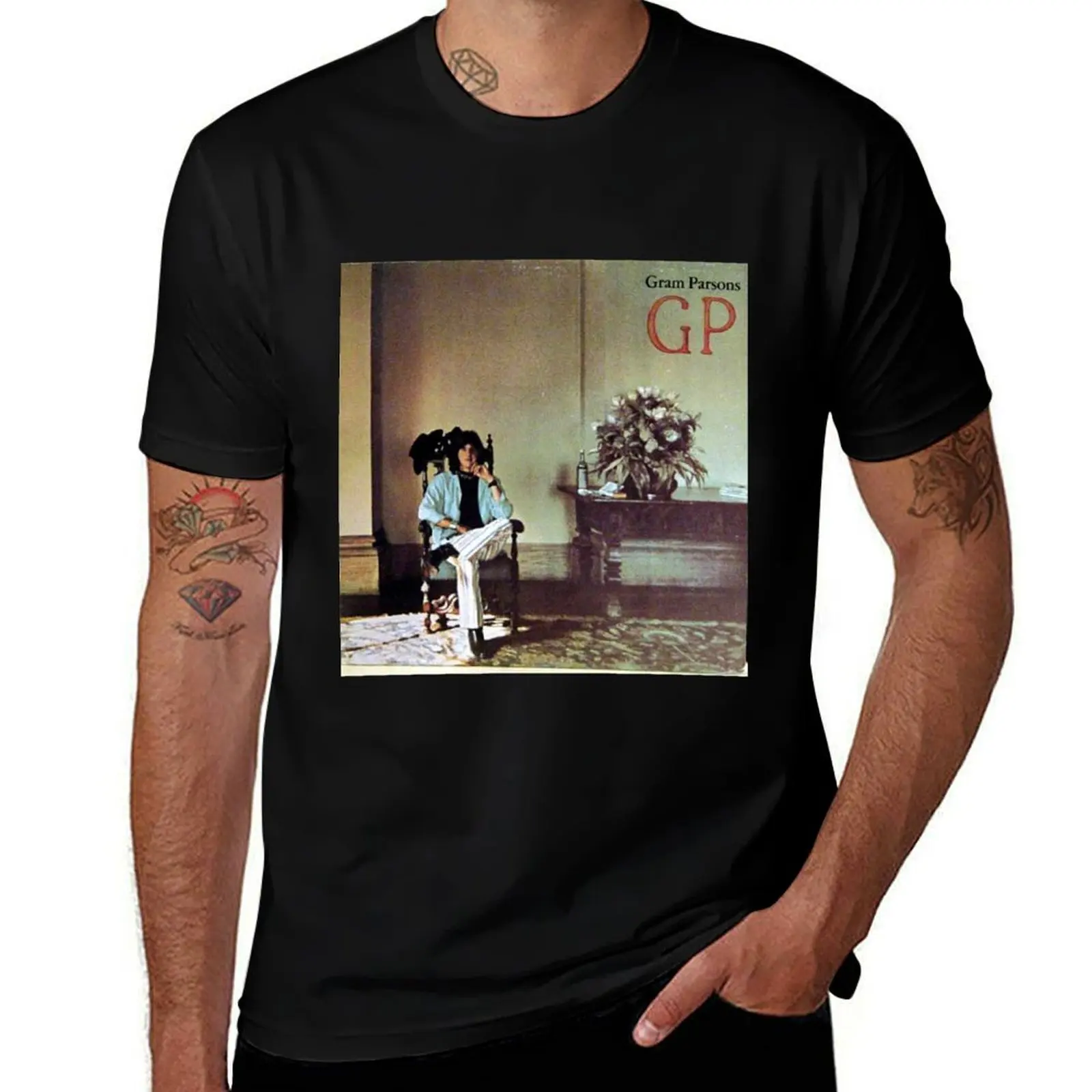 Gram Parsons, Country, Rock, GP T-Shirt Holiday Party for Men T-Shirt
