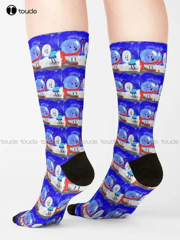 Bfb Bfdi Fanny And Bubble Full Background Socks Ankle Socks For Women Personalized Custom 360° Digital Print Gift Harajuku Retro