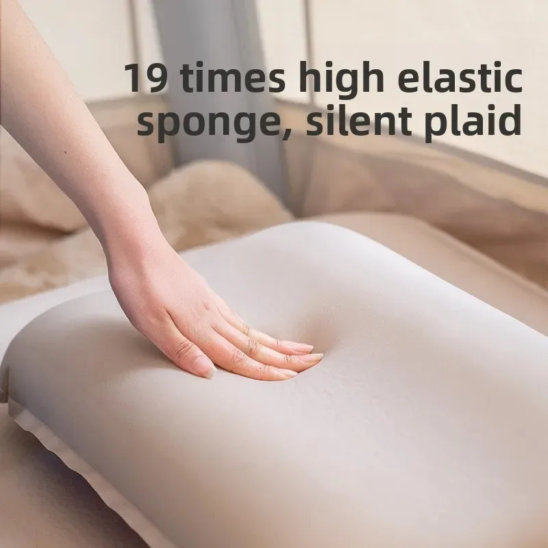 Automatic Inflatable Pillow Outdoor Camping Travel Pillow Portable Nap Pillow Leisure Inflatable Cushion