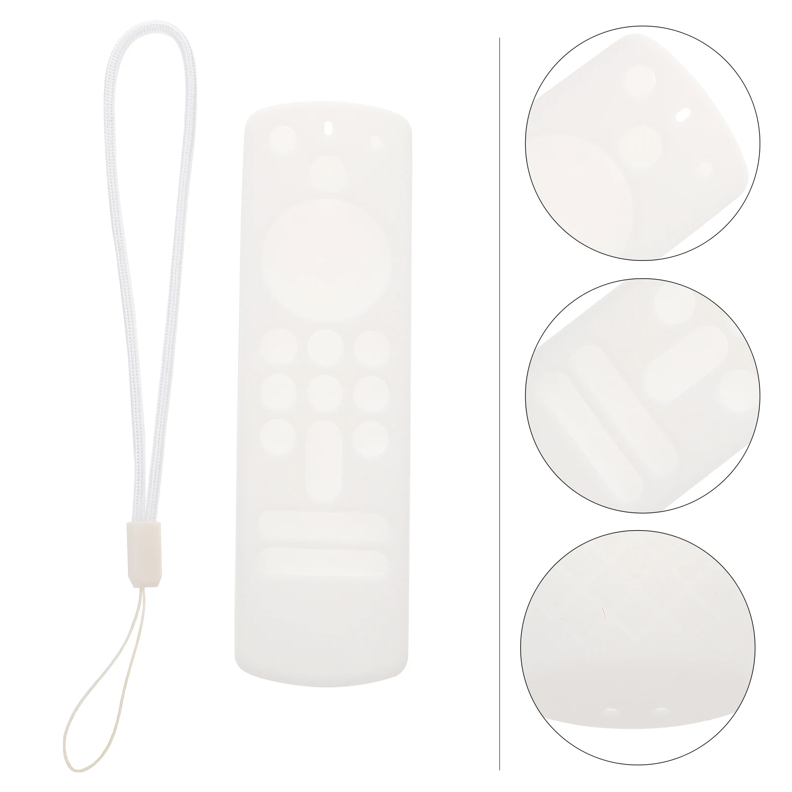 

Full Cover Voice Remote Case Compatible With Alexa 3Rd Gen Silicone Dust Cover Shockproof Protector Precise Cutouts Ports