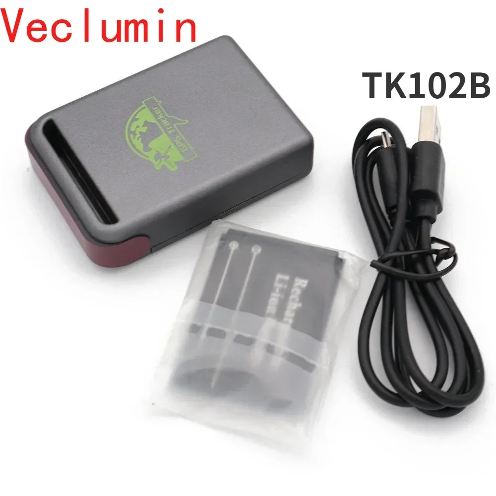 Veclumin Tk102b Automotive GPS Locator Pet Portable Anti-Lost Tracking Tracker Support Google MapGSM / GPRS Car GPS Tracker