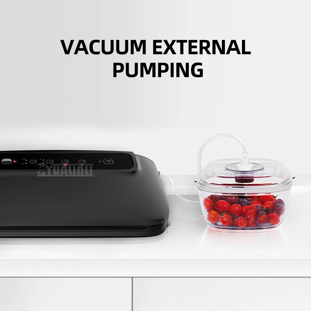 Automatic Vacuum Sealer Packaging Machine Kitchen Fresh Sealing Machine Vakuumierger?t Maquina Selladora Al Vacio De Alimentos