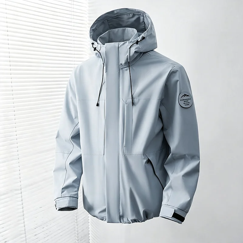 JNLN Chaqueta impermeable para senderismo para hombre y mujer, cortavientos para acampar, montañismo, deportes al aire libre, impermeable, unisex