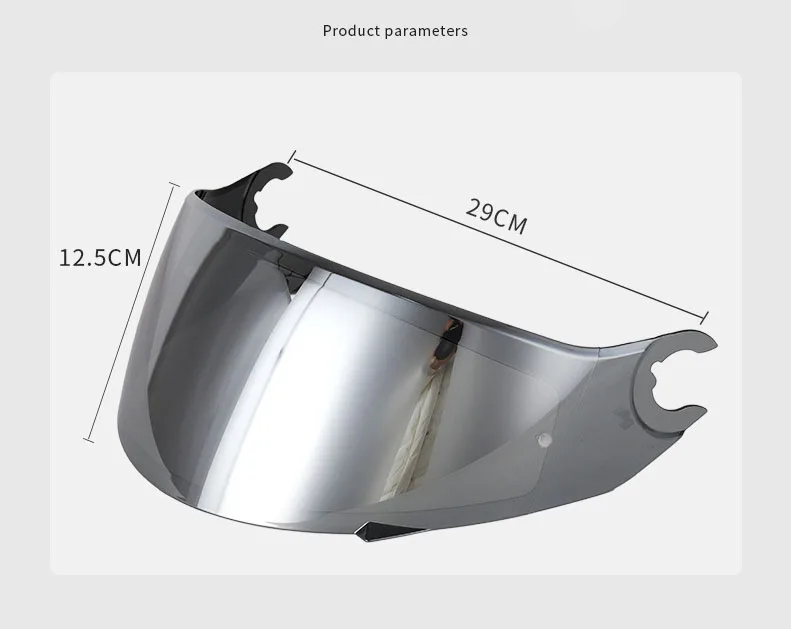 シャークスターヘルメットレンズ、スパルタンバイザー、フルフェイス交換、安全レンズ、ヘルメットアクセサリー