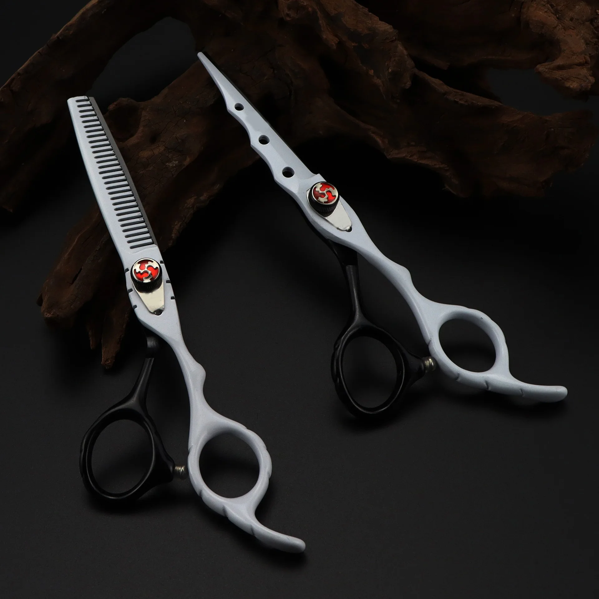 Purple Dragon Hair Scissors Professional 6