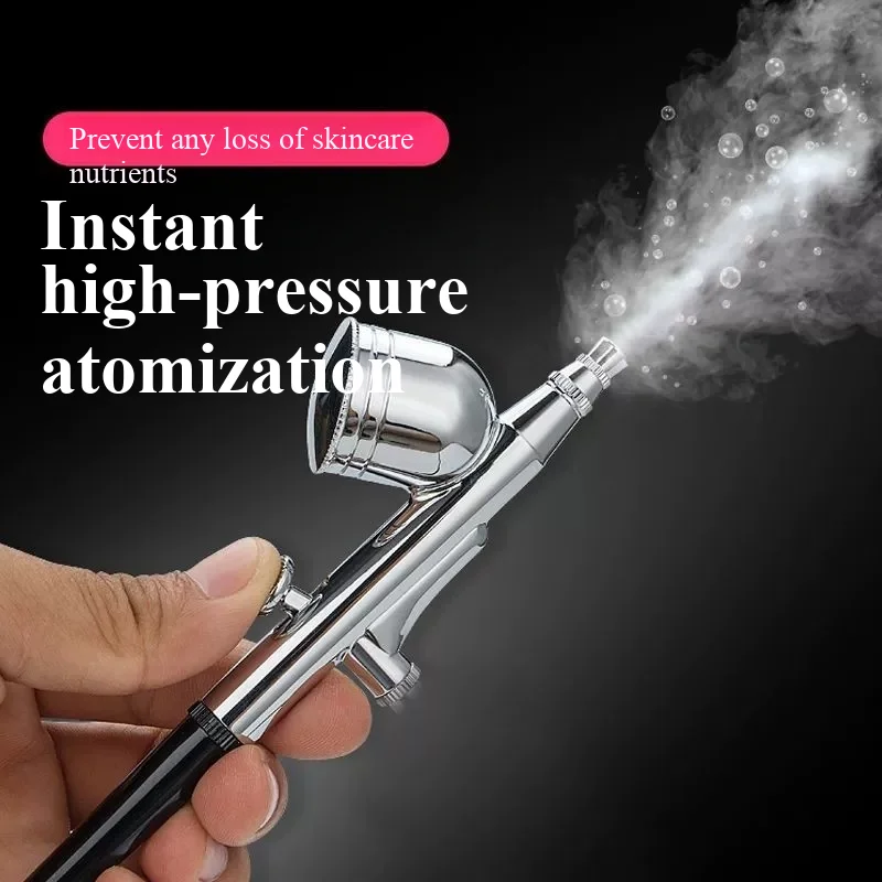 Dispositivo de inyección de oxígeno de alta presión, humidificador de agua y oxígeno, aparato de belleza, pintura de modelo de artista cosmético