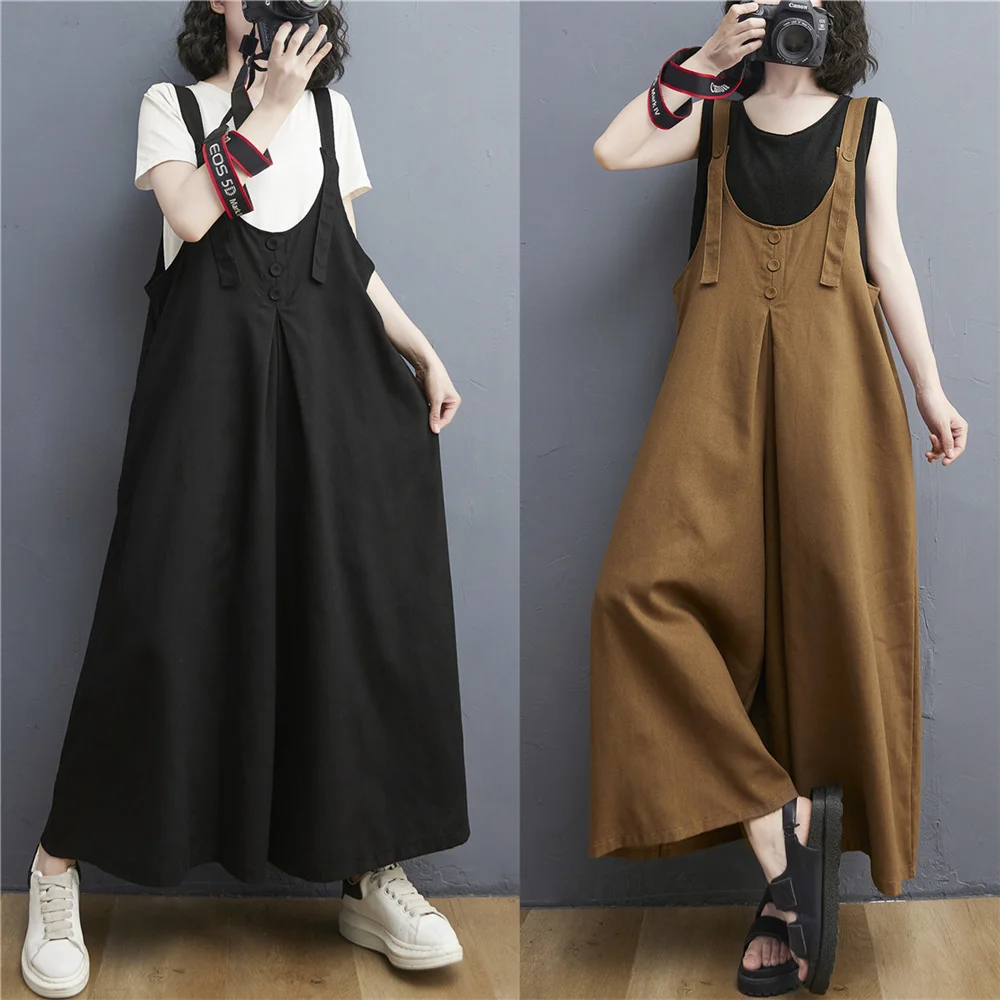 Модный хлопковый льняной комбинезон с широкими штанинами, женские летние новые брюки Sle Agel Sli с девятью точками для больших размеров