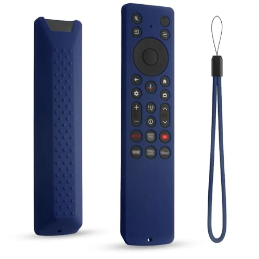 

Silicone Case Cover for TCL RC923A FMB1, RC813A FMB1 2025, Protective Cover for TCL QM6K QM7K Remote
