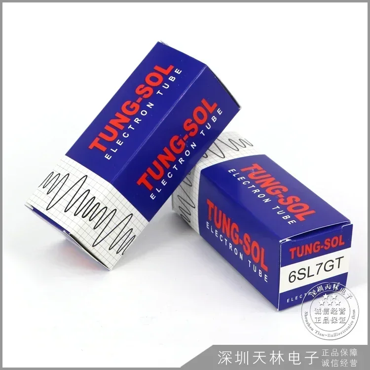 TUNG-SOL 6SL7 Vacuum Tube Replacement Electronic Component for Amplifier Precision Matched Original Factory 6N9P 6H9C