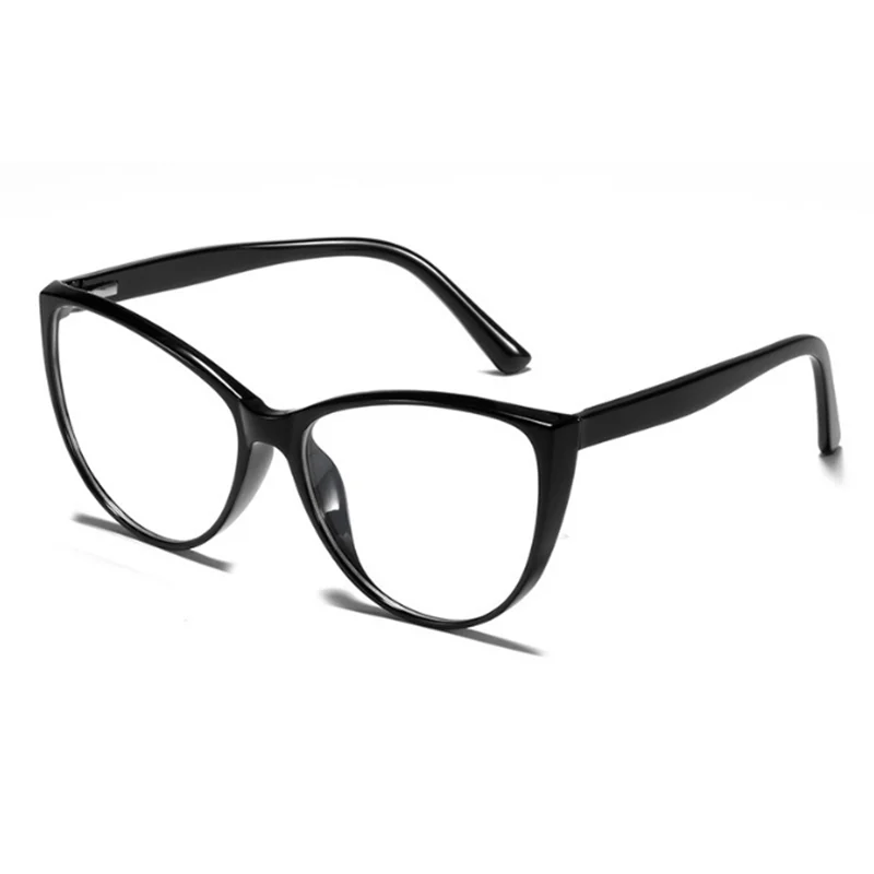 Gafas de ojos de gato Vintage para mujer, montura grande, gafas para miopía, dioptrías menos-1,0-1,5-2,0 To-6,0