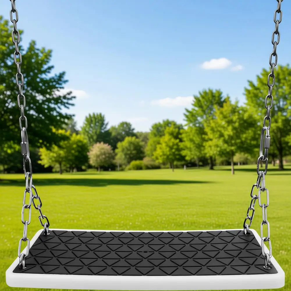 

Прочное нескользящее сиденье для качелей для игровых площадок и уличных качелей, черное