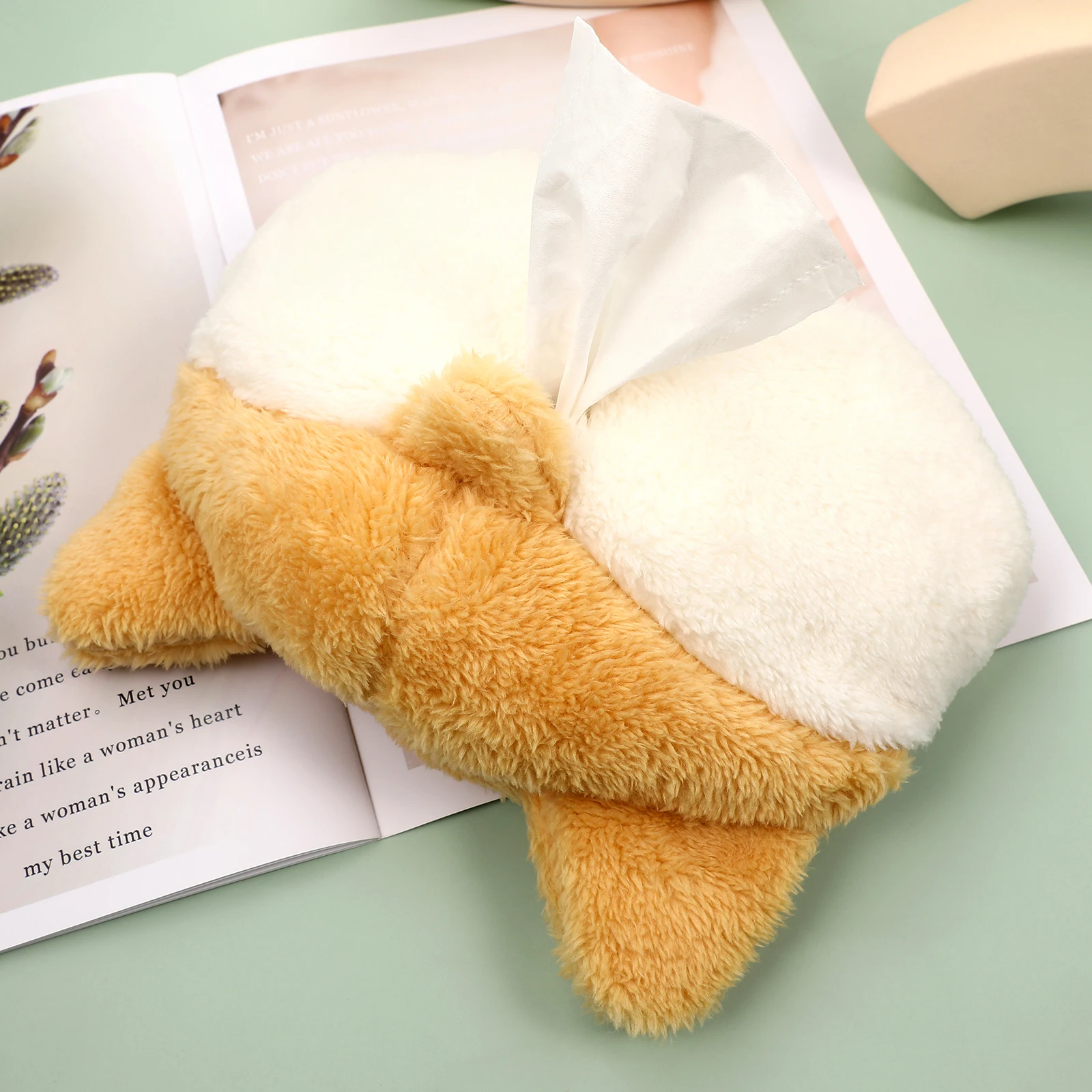 

1pc Car Butt Design Sun Visor Napkin Holder For Car Hanging Tissue Organizer Box Tissue Visor Napkin Holder Dispenser