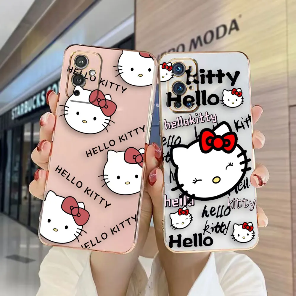 

Cover Smooth E-TPU Phone Case Oneplus 8 8T 9 NORD CE 2 3 MOTO G8 G9 G22 G30 G50 G52 G Stylus 5G Case Cute Cartoon Hello K-Kitty