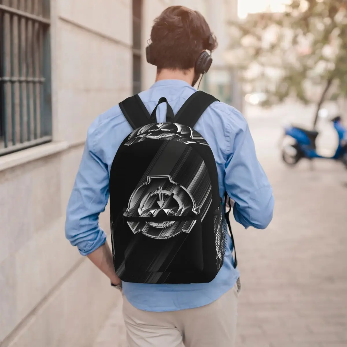 

SCP Foundation MTF Backpack Student BookBag Children School Bag Laptop Shoulder Bags for Men Women