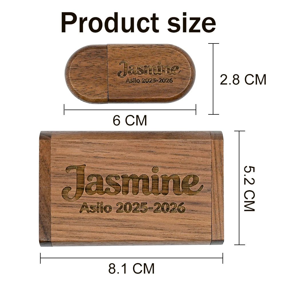 50pcs/Lot High speed USB 2.0 Flash Drive Wooden Pendrive 8GB 16GB 32GB 64GB 128GB Memory Stick Wedding Gift (Free custom LOGO)