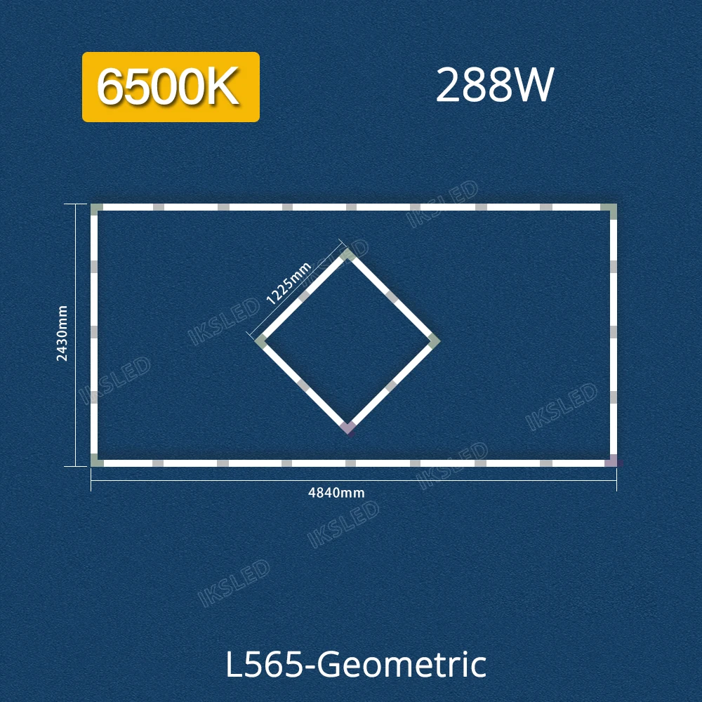 6500k Natuurlijk licht Verlichting Zeshoek Barbershop Garage LED-plafondlamp 110-220V Auto Schoonheid Detail Workshop Honingraat Buislamp