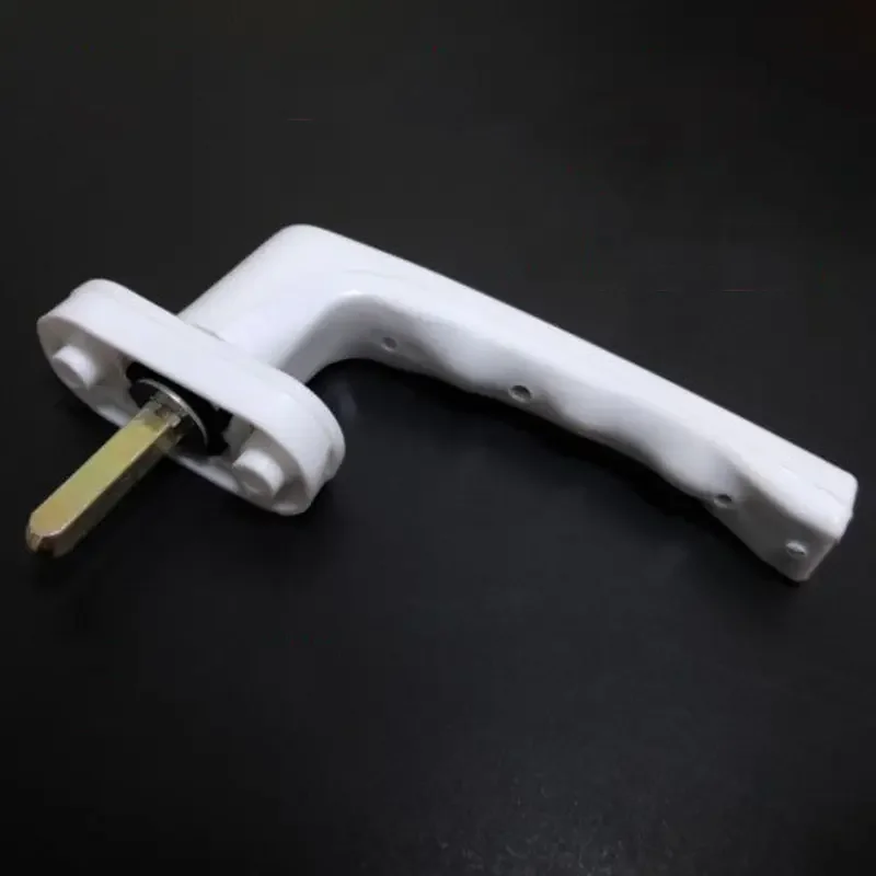 Durable Alloy Plastic Steel Window Handle White Door Window Locks Sliding Window Anti Slip Handle Home Accessories