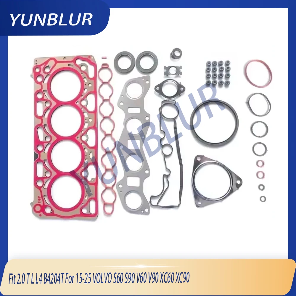 

83mm Engine Cylinder Head Rebuild Full Gasket Set Fit 2.0 T L L4 B4204T For 15-25 VOLVO S60 S90 V60 V90 XC60 XC90