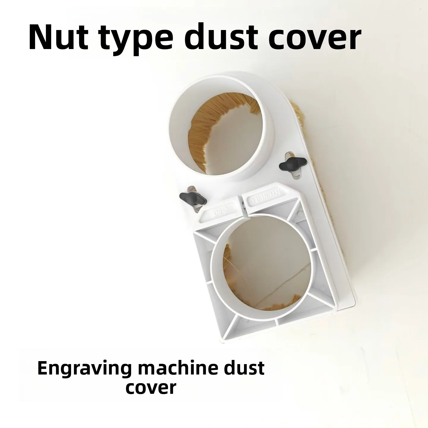 

70mm 75mm 80mm 85mm 90mm 100mm Diameter Spindle Shoe Dust Cover Brush Dust Collector For Milling Machine Router CNC Spindle