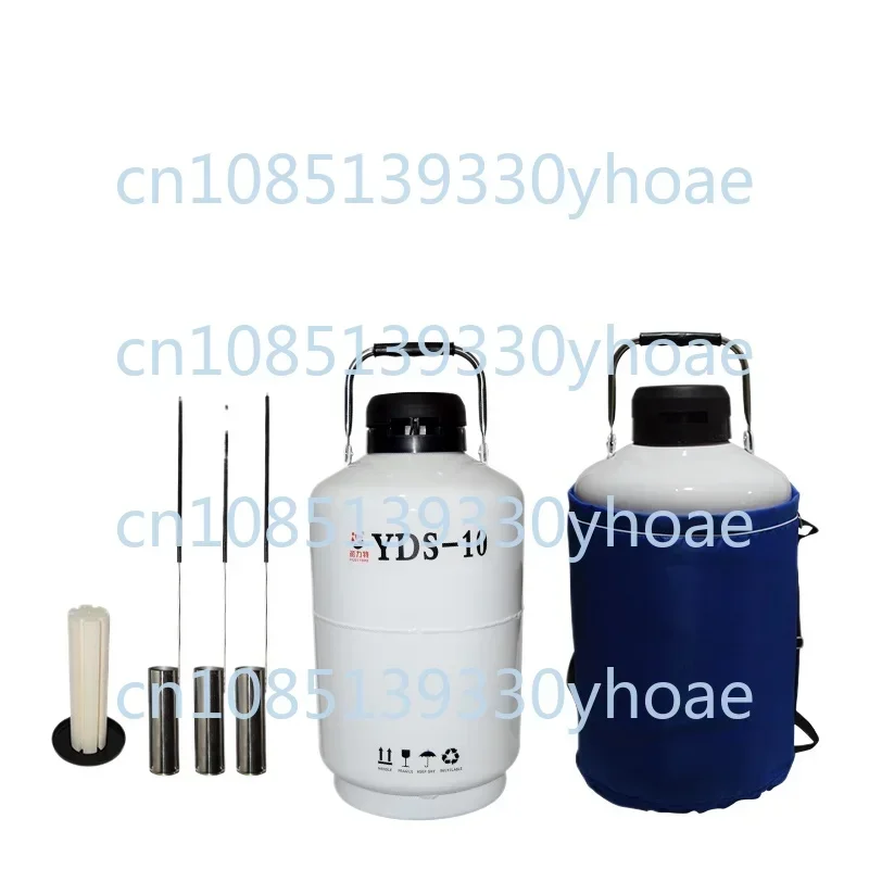 Liquid nitrogen tank 10 liters portable small frozen essence container frozen storage bottle bucket