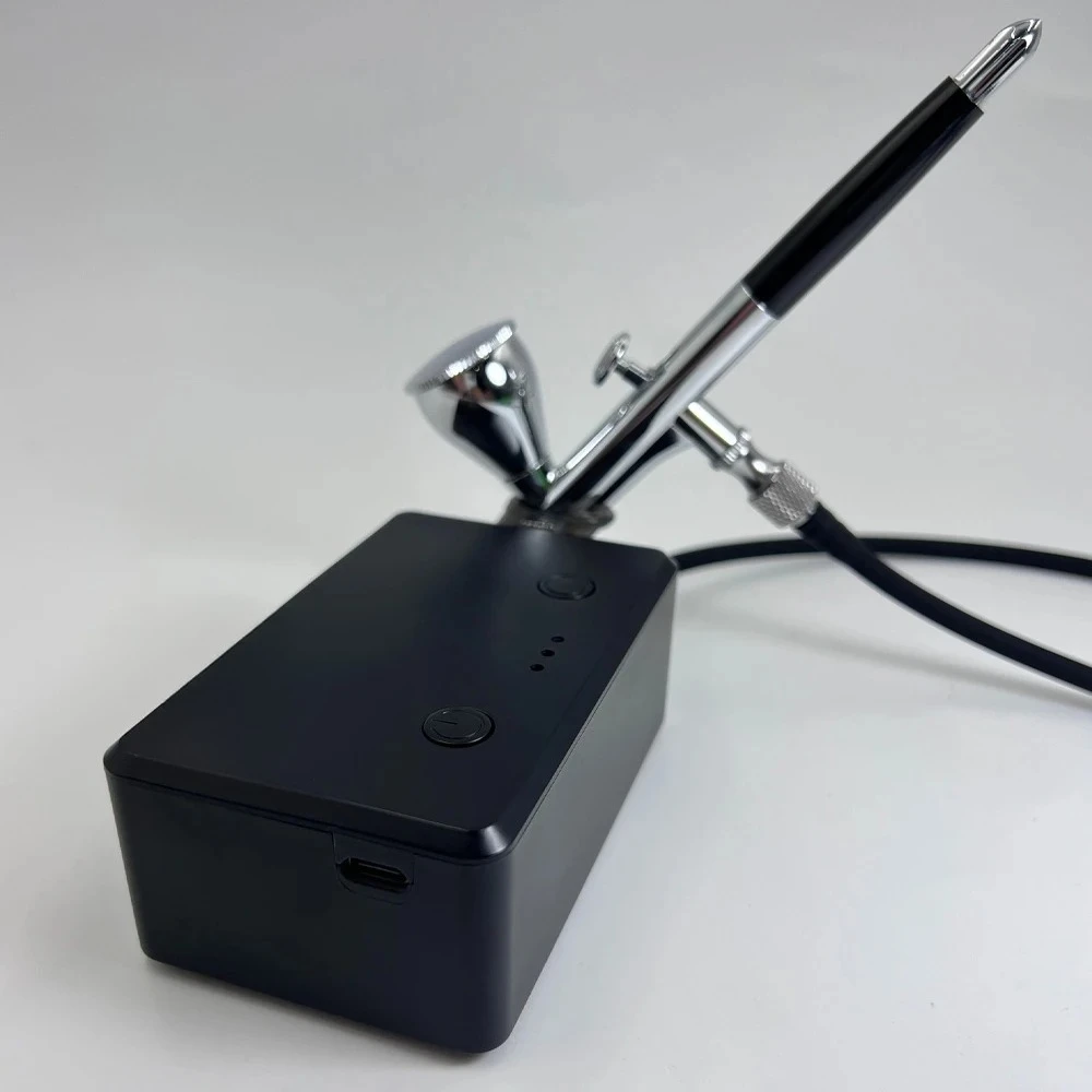 Desktop Air Pump with High Pressure and Large Flow Rate for Model Painting and Coloring, 3-Speed Adjustment