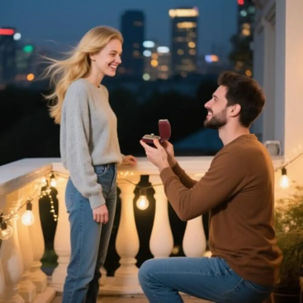 

PU Leather Jewelry Packaging Box Round-cornered Premium Leather Bracelet Box Gold Buckle Ring Storage Box Anniversary Gift