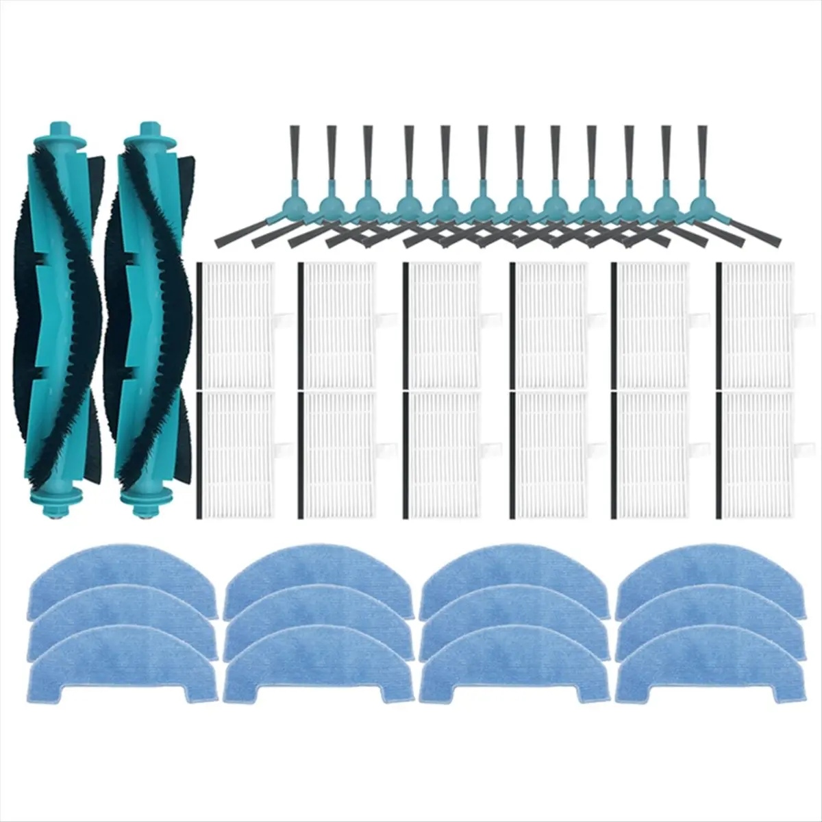 

A99U Fit for Ultenic D10 Robot Vacuum Replacement Parts Main Roller Side Brush Hepa Filter Mop Pad Cloth Accessories