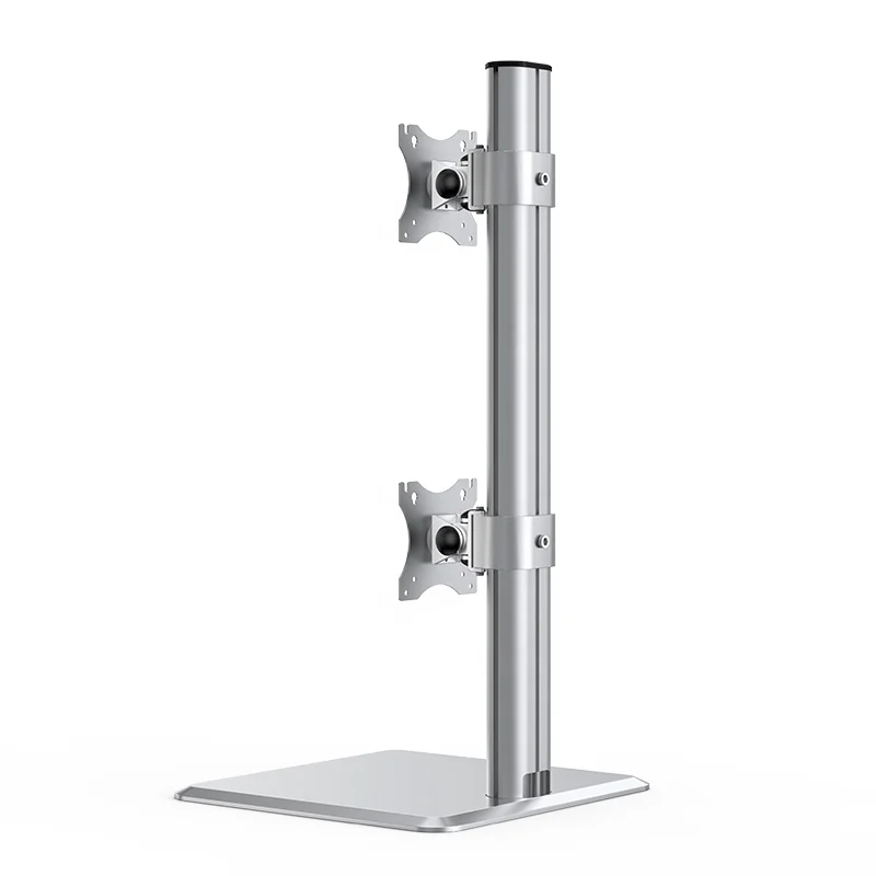 Heavy Duty Height-Adjustable Swivel Tilt  Desktop Stand Dual  Stand for 17 up to 49 Inch(BEWISER  BL201)