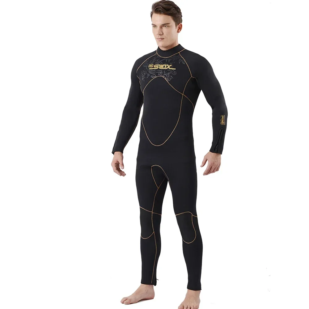 5MM Neoprene wetsuits for Men Surf Diving Suit Equipment Underwater Fishing Spearfishing Kitesurf Swimwear surfcasting WetSuit