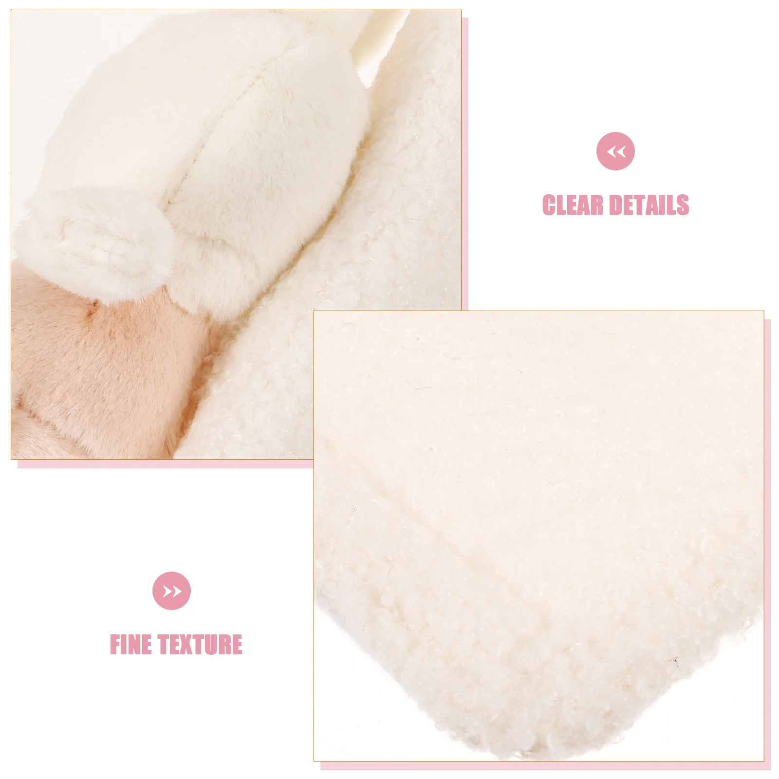 

Adorable Bunny Shaped Protector Multi Purpose Use for Backpacks Luggage Easy Install Stuff Accessories