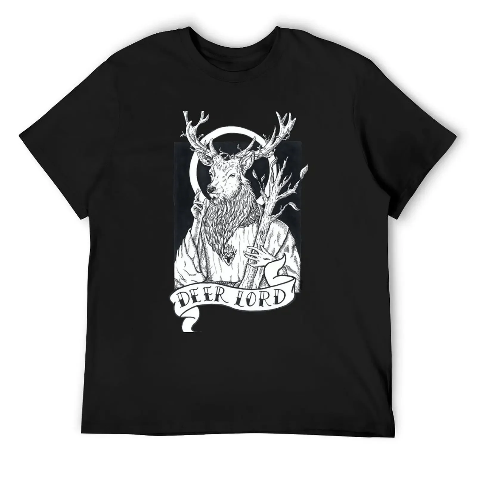 Deer Lord T-Shirt cute tops cotton graphic tees shirts graphic tee t shirts for men graphic