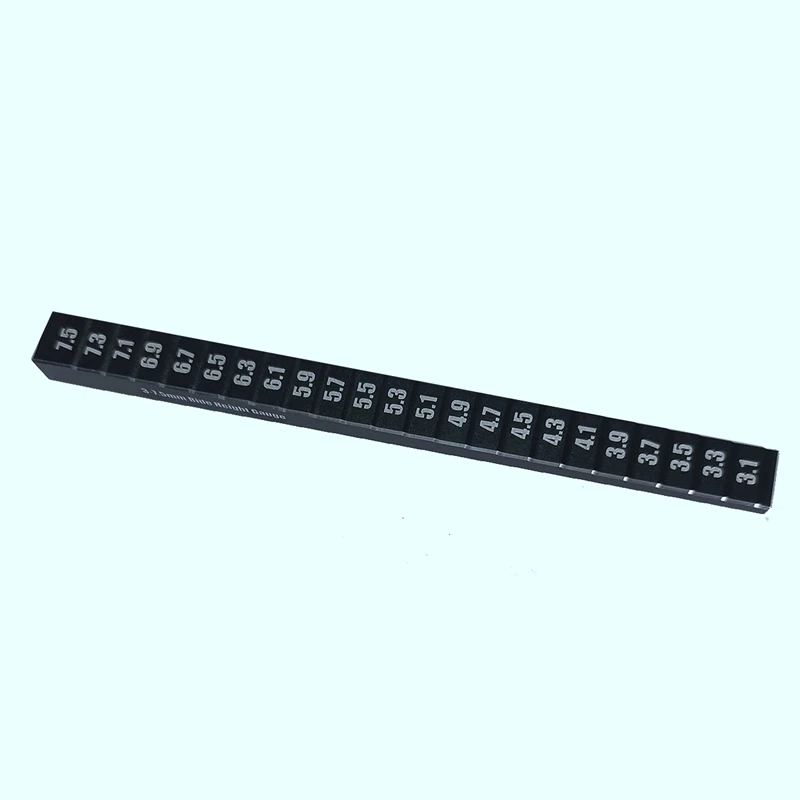 Ruler Metal Measuring Tools Bottom Stop Ruler For 1/10 Rc Touring Car & Drift Car