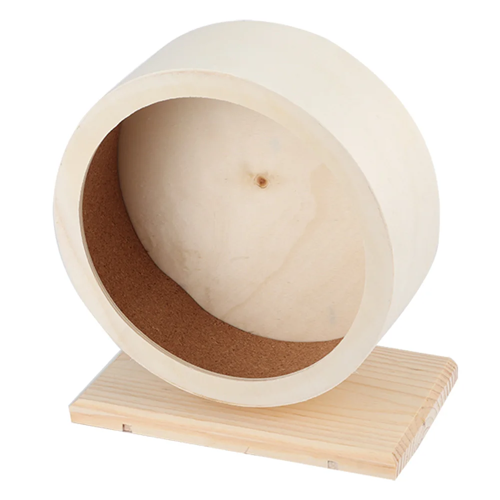 Hamster House Wooden Hamster Hamster Small Pets Wooden House Funny Wheel Running Rest Playing Exercise Hamster