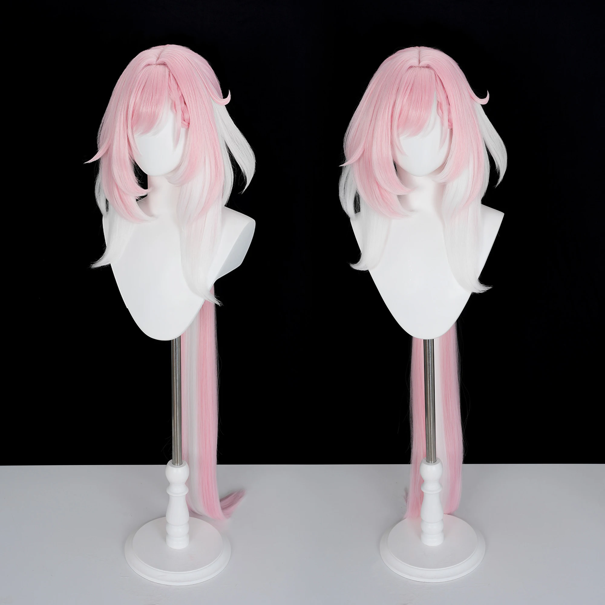 Game Honkai Impact 3 Elysia Cosplay Pruik Elysian Realm Ellie Miss Pink Elf Erishia Lang Haar Voor Hallowmas Party Volwassen Vrouwen