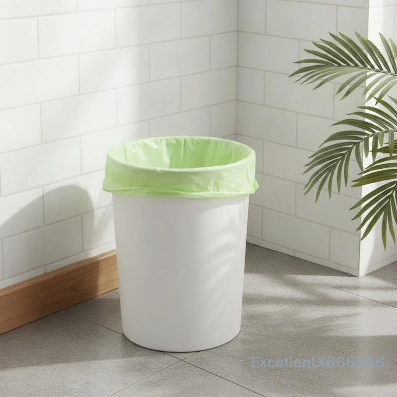 Mosquito Repellent Wormwood Scent Drawstring Trash Bags Extra Thick 30/50/100pcs for Kitchen Bathroom Apartment Cleaning