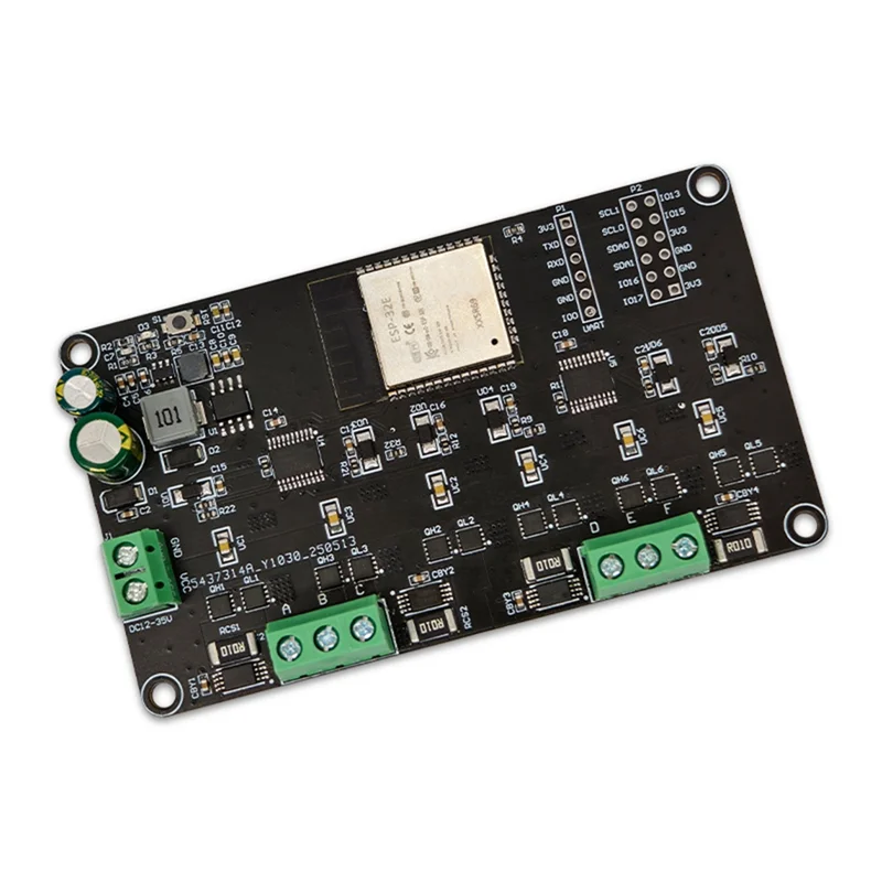 Brushless Motor Driver Board Dual-Channel ESP32 Simple FOC With ESP32-WROOM-32E Module For Arduino